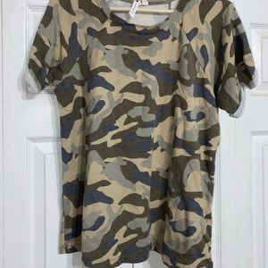 Women’s camo top